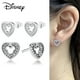 thumbnail image 1 of Pendiente de Mickey Mouse de Disney, pendiente de corazón de plata 925, pendientes de tuerca de entrenador de calabaza, pendientes de mariposa de estrella de plata para mujer, joyería Dengxun unisex, 1 of 2