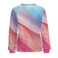 thumbnail image 7 of Colorful Marble Pattern Womens Oversized Sweatshirts Hoodies Crewneck Casual Tops Comfy FallWinter Clothes 2024, 7 of 7