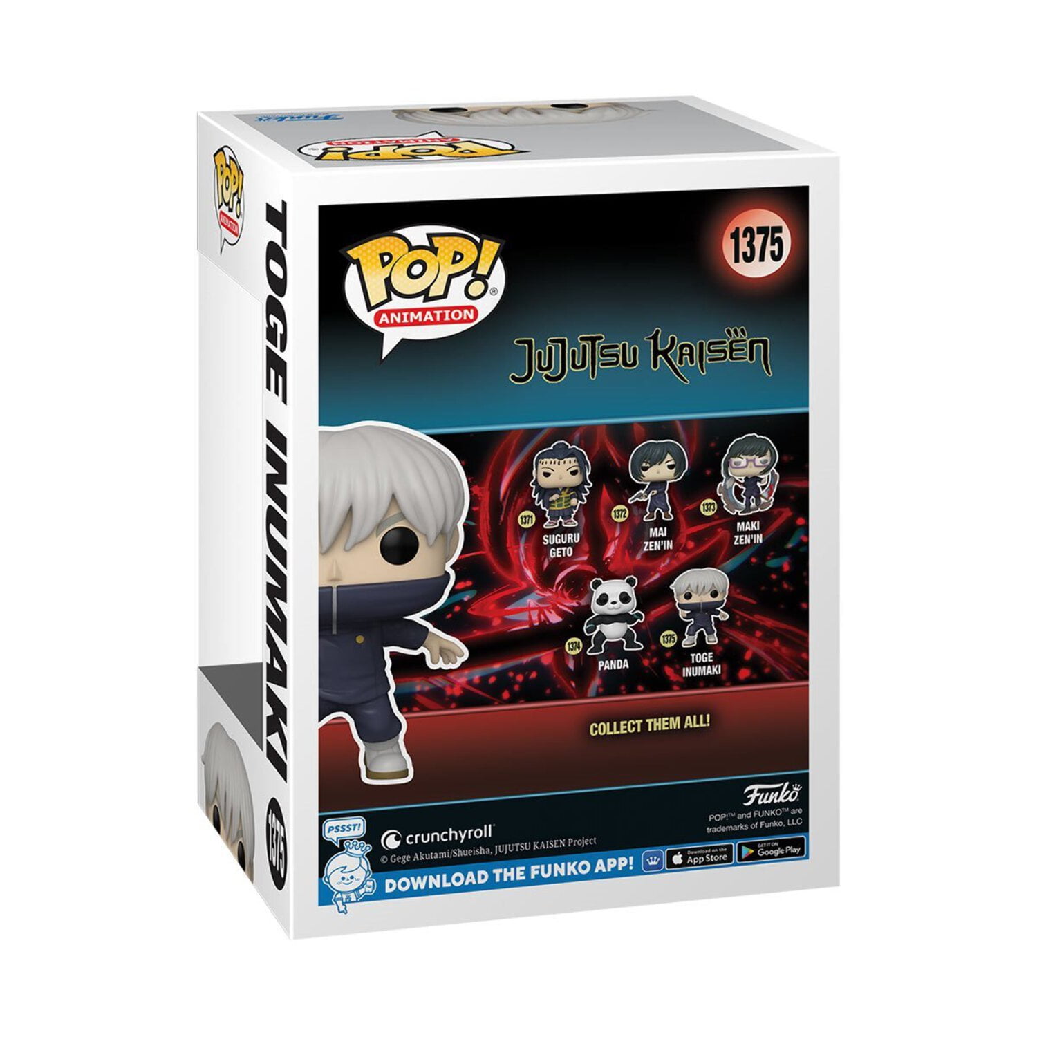 Jujutsu Kaisen Toge Inumaki Funko Pop! Figure, Not Mint