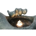 thumbnail image 5 of Hi-Line Gift Outdoor Lighted Bird Bath Fountain, 5 of 5
