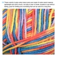 thumbnail image 3 of Unique Bargains Cotton Blend Orange Blue Yarn, 5 Pack, 3 of 8
