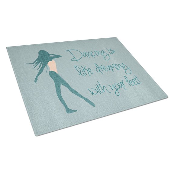 Caroline's Treasures Dancing is Like Dreaming #2 Glass Cutting Board Large