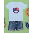 thumbnail image 3 of Independence Day U.S.A T-Shirt Juniors -Image by Shutterstock,  Large, 3 of 4