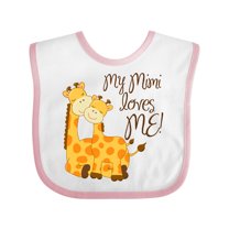 Inktastic My Mimi Loves Me Boys or Girls Baby Bib