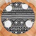 thumbnail image 2 of Stylish Elastic Edge Table Cover, Bohemian Floral Pattern for Round Tables 52-56 Inches, Durable Construction, 2 of 7