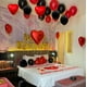 thumbnail image 3 of Globos de látex Aiwolf rojos y negros de 12 pulgadas, 50 unidades, 3 of 7