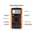 thumbnail image 2 of Multímetro Professional Digital Lcd Portátil Ac/dc Dt-9205a, 2 of 5