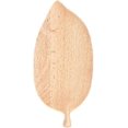 thumbnail image 1 of Leaf-Shaped Food Display Tray Wooden Tray Storage Tray Tea Tray Dessert Dinner Bread Fruit Snacks(Engraving), 1 of 1