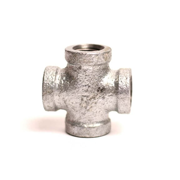 Thrifco Plumbing 9218002 1/8 Cross Galvanized