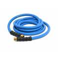 thumbnail image 2 of BluBird BB1225 1/2 Inch x 25 Ft Rubber Air Hose Heavy Duty Brass Fittings, 2 of 6