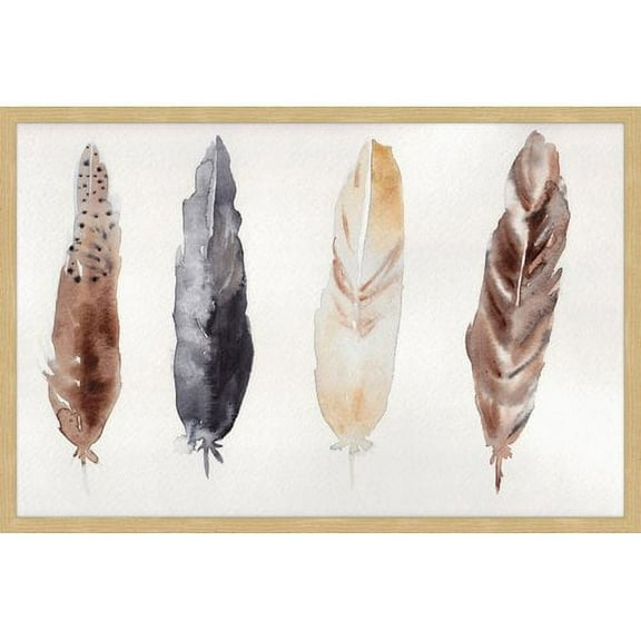 "Feathers" Framed Painting Print