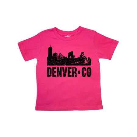 

Inktastic Denver Colorado Skyline Grunge Gift Toddler Boy or Toddler Girl T-Shirt