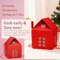 thumbnail image 4 of Dserfhy Christmas Wonderland Cottage Gift Box Reusable Holiday House-Themed Packaging Decorative Keepsake Box Winter Home Decoration, 4 of 8