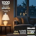thumbnail image 6 of Energizer 1000 Lumens Light Bulb Camera, 2K Outdoor Smart Home Security Camera w/ Auto-Motion, White, 6 of 8