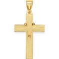 thumbnail image 3 of 14K Yellow & Rhodium With Cross Rosary Pendant (46 X 16.5) Made In United States -Jewelry By Sweet Pea, 3 of 7