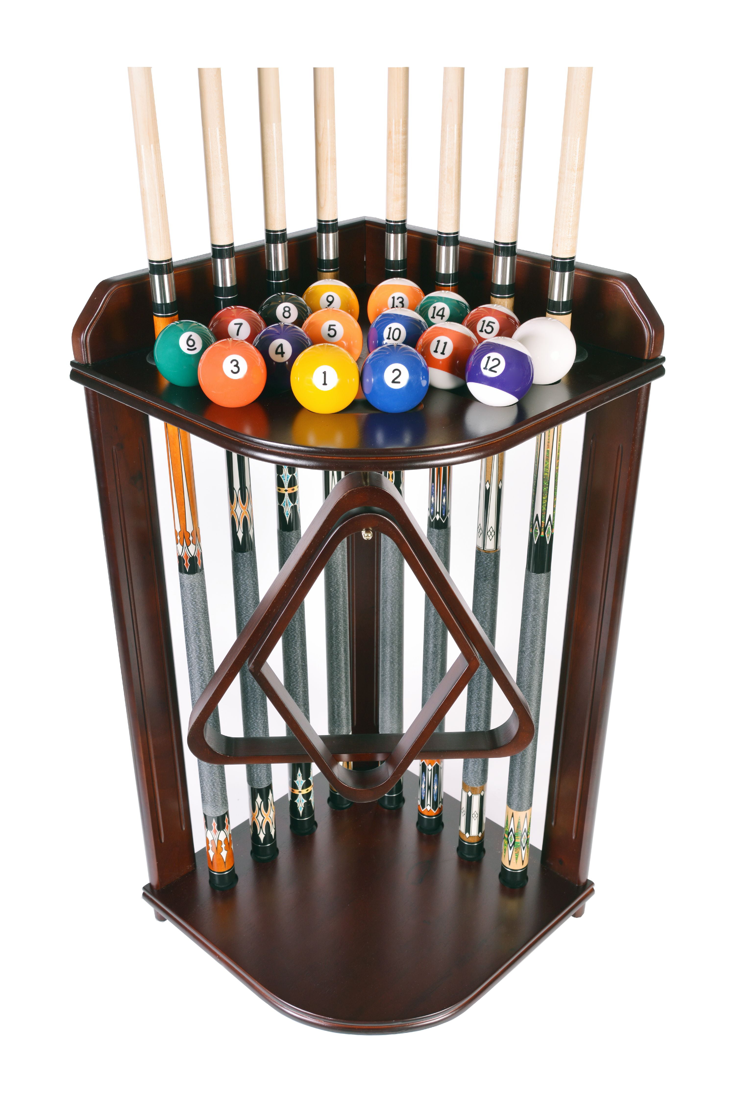 round billiards rack