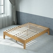 Zinus Moiz 14 Deluxe Wood Platform Bed Frame, Queen