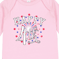 thumbnail image 4 of Inktastic Happy 4th- Fourth of July firework Boys or Girls Long Sleeve Baby Bodysuit, 4 of 5