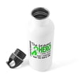 thumbnail image 4 of CafePress - Bravest Hero I Knew Lymphoma Stainless Water Bottl - Stainless Steel Water Bottle, Sports Bottle, 1.0L, 4 of 5