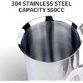 thumbnail image 2 of 400ml Stainless Steel Milk Frother,DIY Fancy Coffee Cream Foamer, Milk Cream Kitchen Tool, 2 of 5
