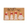 thumbnail image 2 of PSVFUJZ Christmas Doormat 16x24 Inch, Non-Slip Holiday Floor Mat for Entryway, Kitchen & Bathroom, Soft Washable Decorative Rug for Indoor Porch Living Room Home Decoration, 2 of 6
