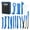 Blue, variant on DNA Motoring TOOLS-00246 Car Trim Removal Tool Kit Red Clip Plier Upholstery Remover Set for Auto Door Panel Audio Dashboard