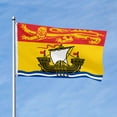 thumbnail image 2 of Aihccy New Brunswick Flag with Brass Grommets Size - 3x5Ft, 2 of 3