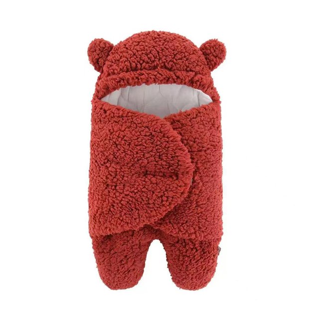 Edredón para bebé, otoño e invierno, bolsa gruesa, manta para salir, toalla envolvente, suministros para bebés