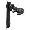 thumbnail image 3 of Rustic Western Forest Black Bear Climbing Tree Cast Iron Door Knocker Figurine, 3 of 5