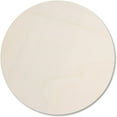 thumbnail image 4 of 3 Pack Unfinished Wood Cutouts 12" Diameter, 0.2" Thick Wooden Round Circle Shape Wood Craft Natural Rustic Laser Cut Out Wood Pieces for Crafts Paintable Home Decoration DIY Supplies Party, 4 of 6
