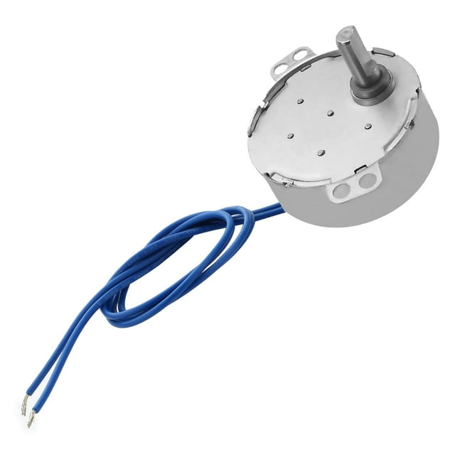 HUGFEGWE 2Pcs Synchronous Motor AC 110V 8-10RPM Turntable Motor CCW Direction 4W TYC-50 D Shaft CJB91-112316