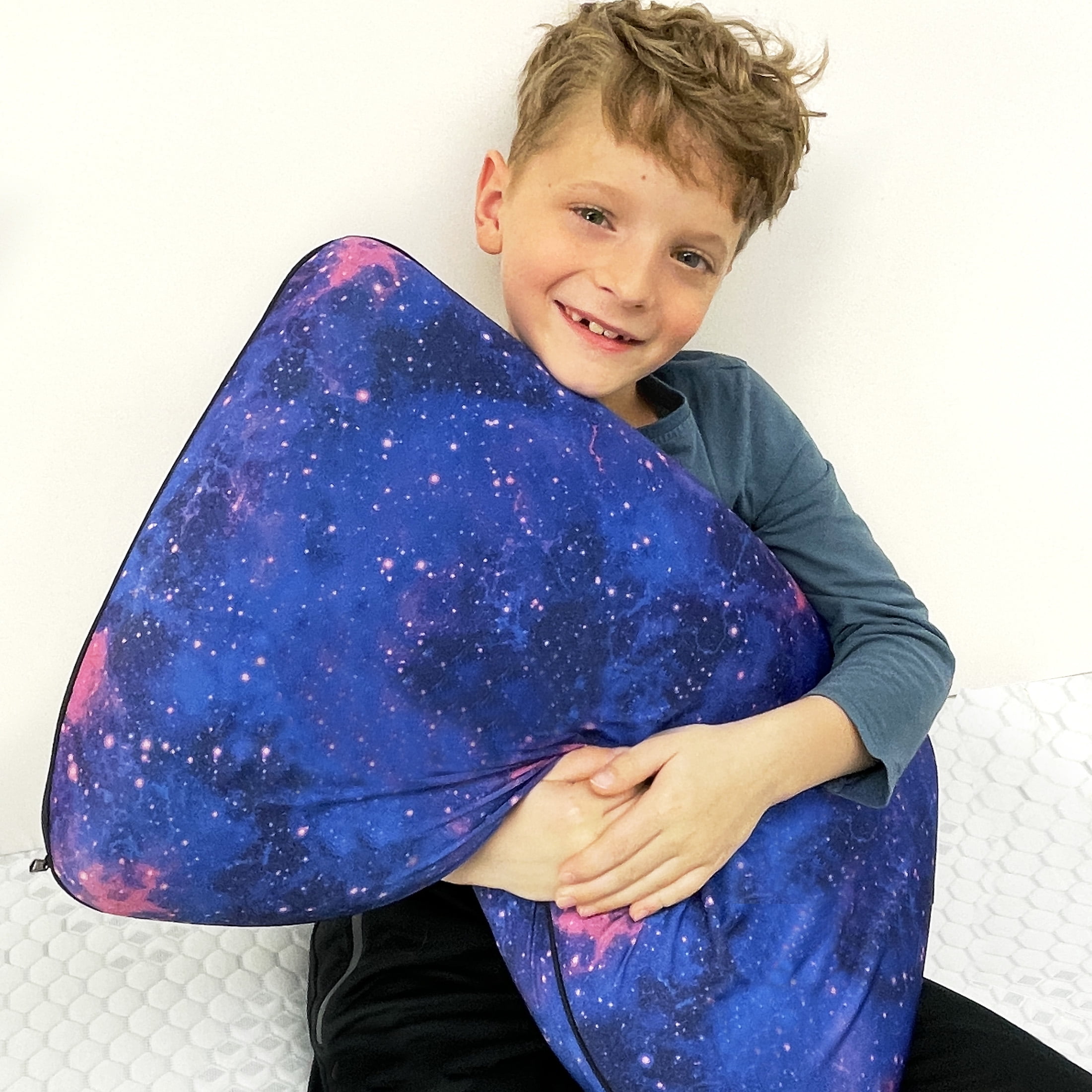Memory Foam Fun Pillow with Cool-to-the-Touch Cover, Standard/Queen, Universe, 2 Pack