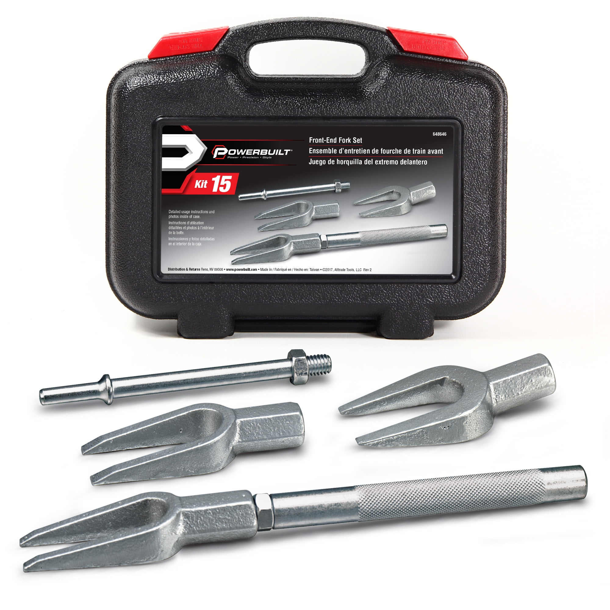 Powerbuilt 5 Piece Front-End Fork Set - 648646 - Walmart.com