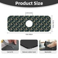 thumbnail image 2 of Sikiie Dinosaur In The Space Splash Guard for Sink Faucet-1 PC Super Absorbent Fast Drying Mat Sink Gadgets-Splash Guard for Kitchen, Sink Mat, 2 of 7