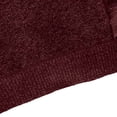 thumbnail image 5 of TOUMENY Men Sweater Long Sleeve Casual Half Zip Mock Neck Fleece Knit Pullover Solid Winter Warm Slim Fit Fashion Tops Wine M, 5 of 7