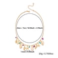 thumbnail image 2 of NICKSUN Gold Ocean Charm Choker Necklace, Dainty Paperclip Chain Collarbone Jewelry with Starfish, Conch, Seashell, Octopus & Palm Tree Pendants, Trendy Elegant Coastal Vacation Accessories, 2 of 6