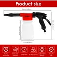 thumbnail image 2 of Car Foam Sprayer Efficient Car Wash Foam Sprayer Multifunctional Foaming Spray Bottle for Cleaning Automotive Vehicle SUV, 2 of 8