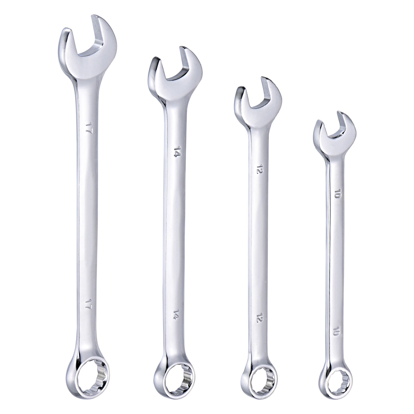 Uxcell Combination Wrench Set, Metric 1017mm Open End and Box End, CR