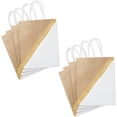 thumbnail image 4 of 9" Medium Paper Gift Bags (Pack of 8 - White & Kraft) for Valentine's Day, Easter, Birthdays, Mother's Weddings, Graduations, Baby Showers, Bridal Care Packages and More, 4 of 4