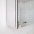 thumbnail image 5 of Taimei Medicine Cabinet, Aluminum, Stainless Steel, Glass, Mirrored, Polystyrene, 48 inch W x 36 inch H x 4 D, Gray, 5 of 10