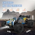 thumbnail image 4 of JoyStone RC Car for Kids, 2.4GHz Remote Control Monster Car with LED Lights, All Terrain Off Road Truck, 2 Rechargeable Batteries, RC Toy Gift for Boys Girls, Blue, 4 of 10