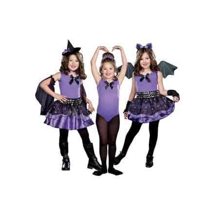 Halloween Cutie 3 In 1 Witch Ballerina Bat Costume Child X-Small 0-1