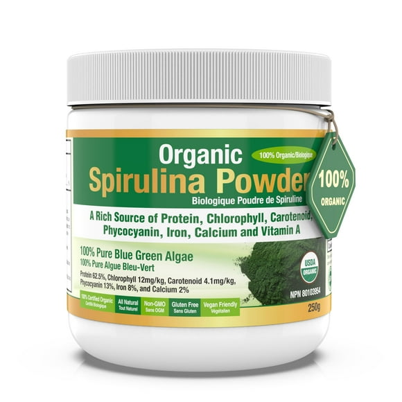 Herba Organic Spirulina Powder 250g – Made in Canada