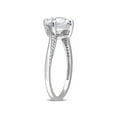 thumbnail image 2 of 2.00 Carat (ctw) Lab-Created White Sapphire Ring in 10K White Gold, 2 of 5