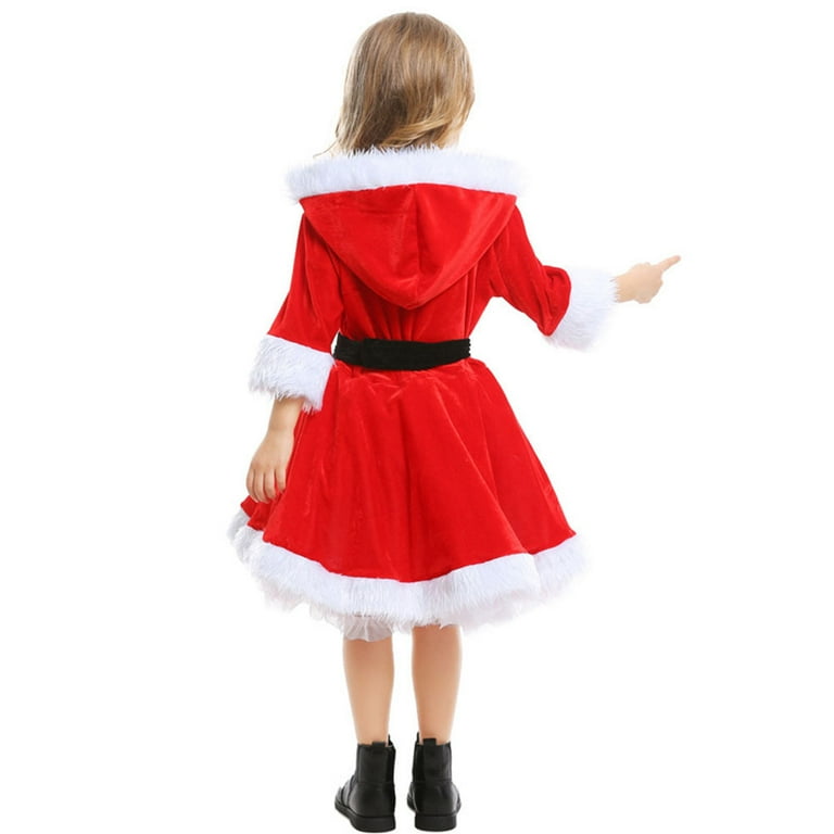Santa outfit for girls top