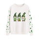 thumbnail image 2 of TaTaai St Patricks Day Sweatshirt Women Shamrock Long Sleeve Shirt Irish Festival Holiday Crewneck Causal Top Gift, 2 of 5