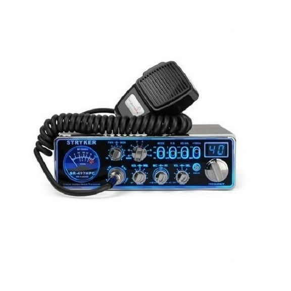 Stryker AM/FM 10M Radio w/7 Color LED Backlit Face Plate 90  Watts Peak Output Power