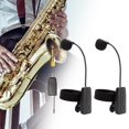 thumbnail image 1 of Micrófono de instrumento CUTICAT Clip en micrófono de saxo Plug and Play 30M para puesta en escena canto de Tuba 1 en 2, 1 of 8