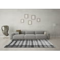 thumbnail image 3 of Ahgly Company Indoor Square Abstract Gray Modern Area Rugs, 6' Square, 3 of 4