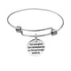 thumbnail image 1 of Pulsera para mujer, regalos inspiradores para mujer, pulsera de acero inoxidable con letras galvanizadas, collar y pulsera., 1 of 3